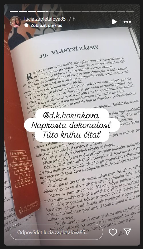 ...ještě nedočteno